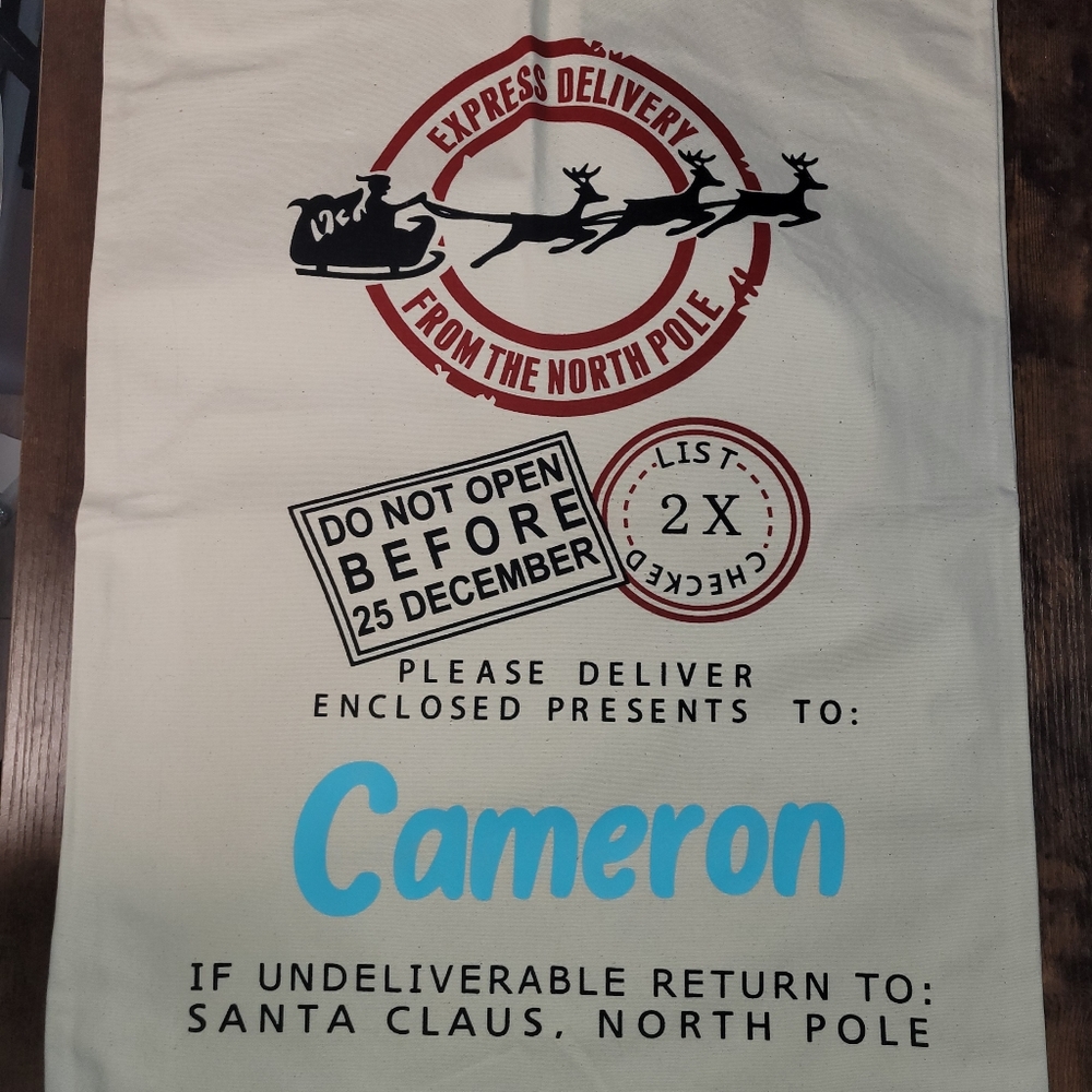 Custom Santa Sacks